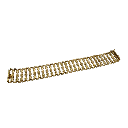 Bracelet Manchette en Or Jaune 18K 20.10 Grs
