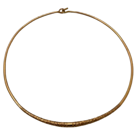 Collier Ras du Cou en Or Jaune 18 Carats - 34.86g