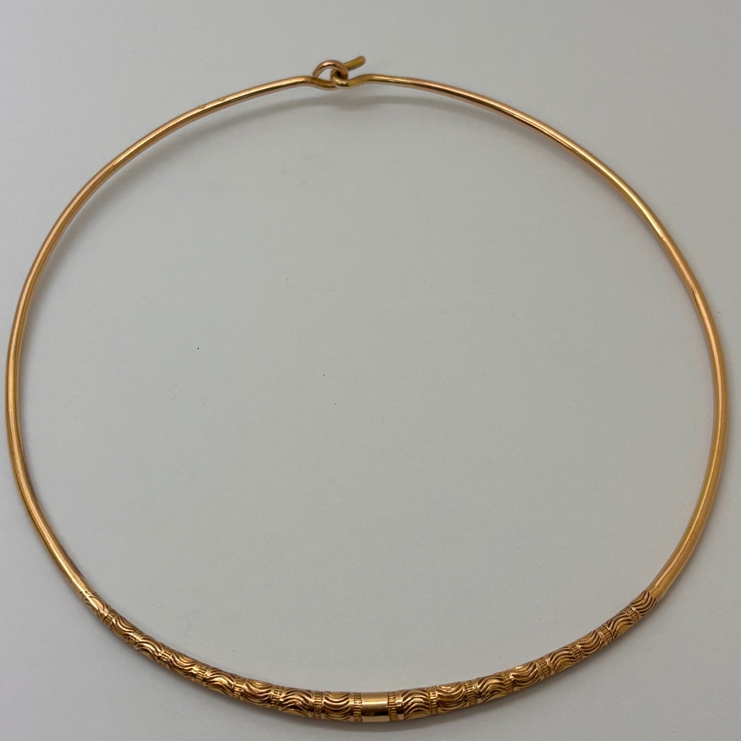 Collier Ras du Cou en Or Jaune 18 Carats - 34.86g