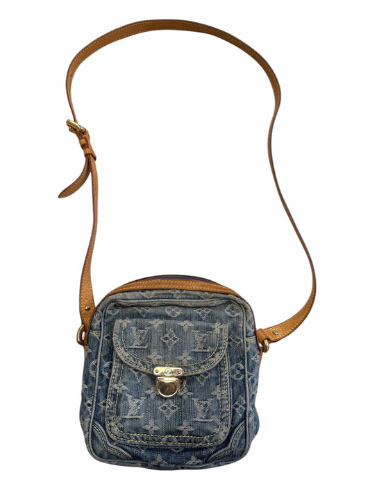 Sac à bandoulière Louis Vuitton Denim monogramme bleu édition limitée