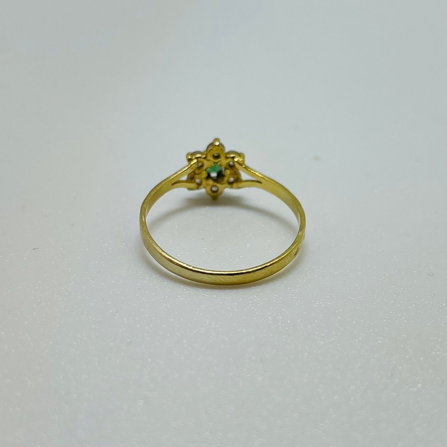 Bague Marguerite en Or Jaune 18K Taille-54