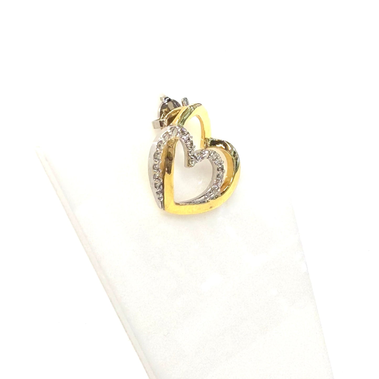 Pendentif en Or 18k avec Diamants - 3,57 Grs