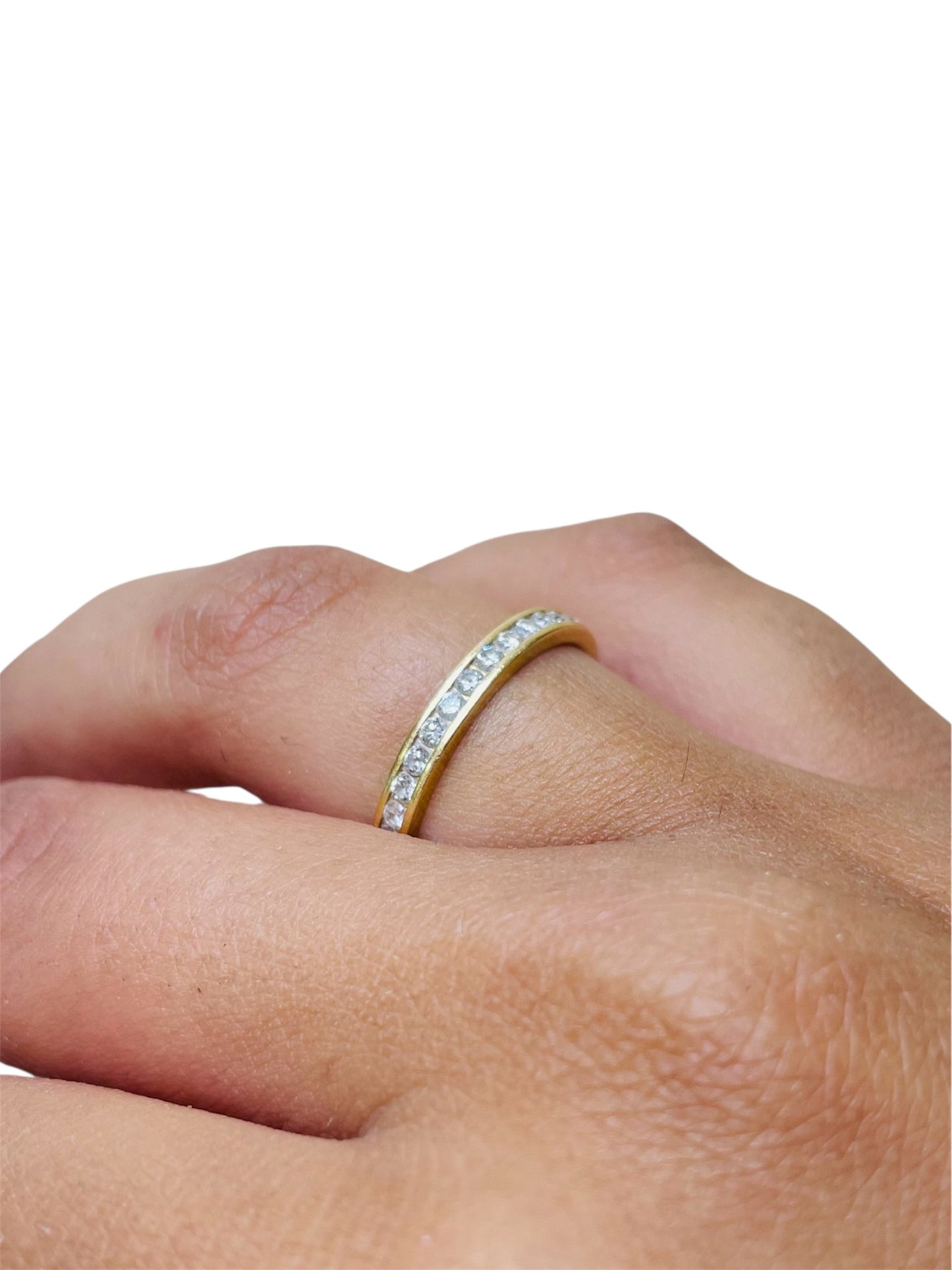 Bague Alliance Or Jaune 18K Taille-50