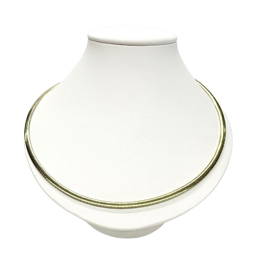 Collier Ras du Cou en Or Blanc 18k