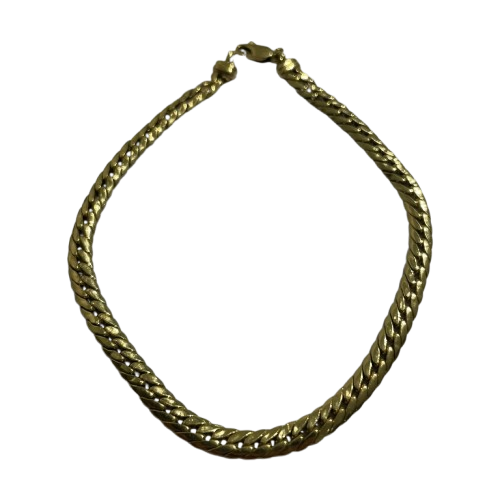 Bracelet Gourmette Or Jaune 18K 4.79 Grs