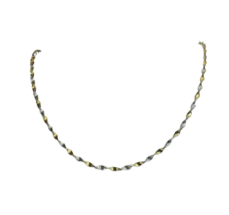 Collier Ras du Cou en Or 18K  3.12 Grs