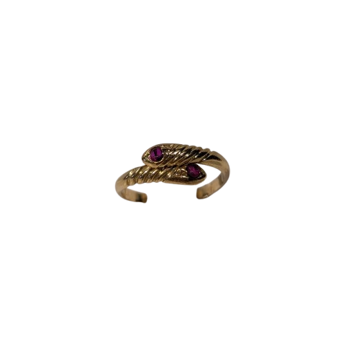 Bague jonc en or jaune 18K Taille-46