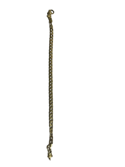 Bracelet Gourmette en Or Jaune 18K - 21 Cm