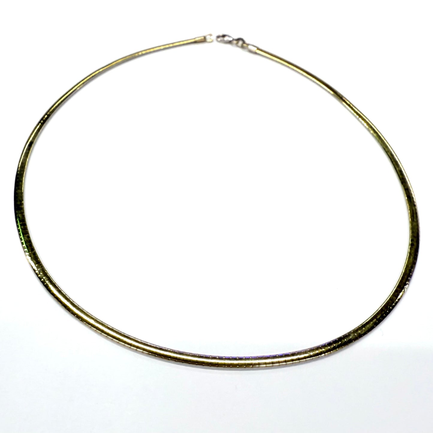 Collier Ras du Cou en Or Blanc 18k