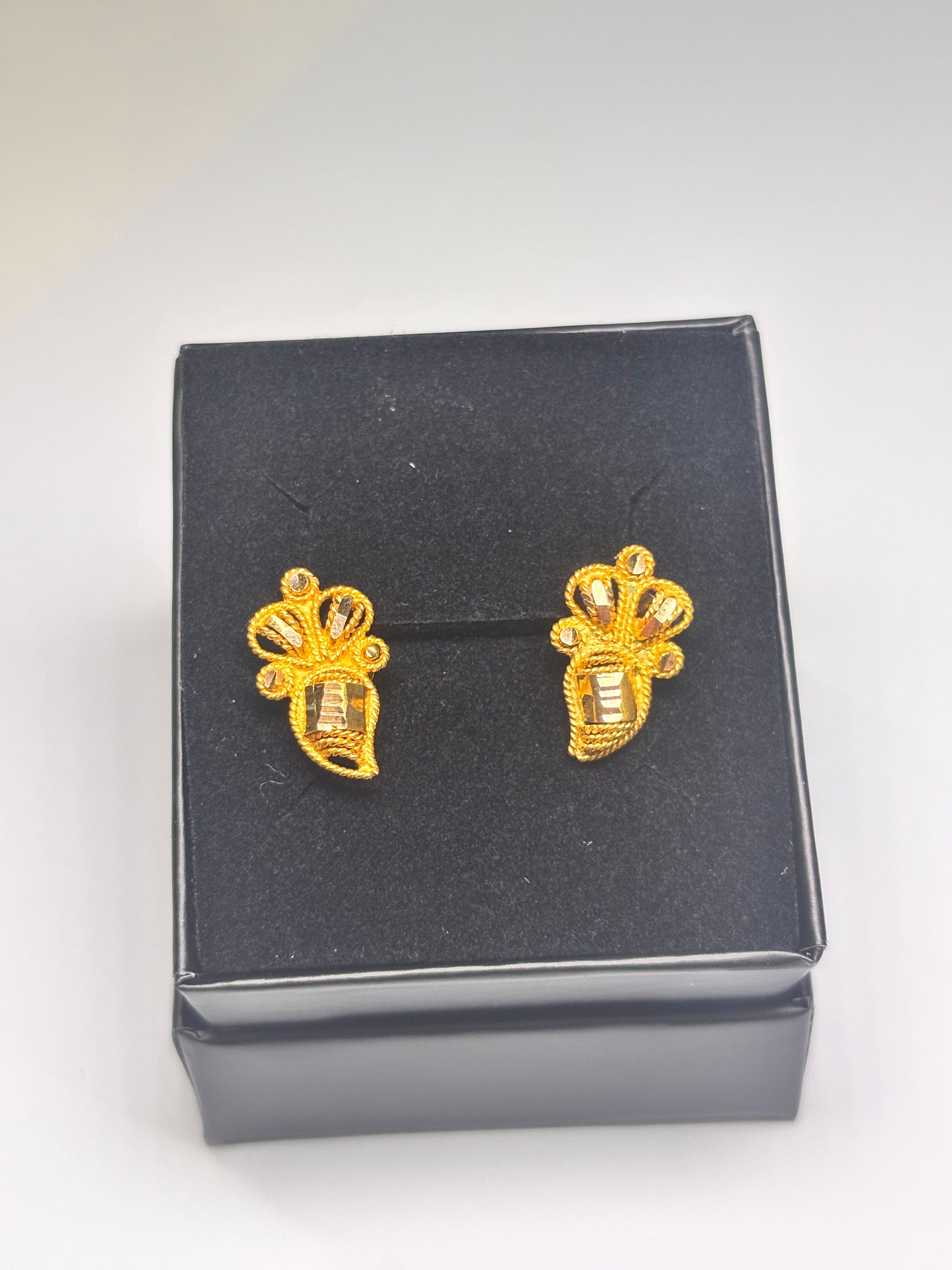 Boucles d'oreilles Or Jaune 22k 2.19 Grs