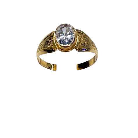Bagues en Or Jaune 18k Taille-56
