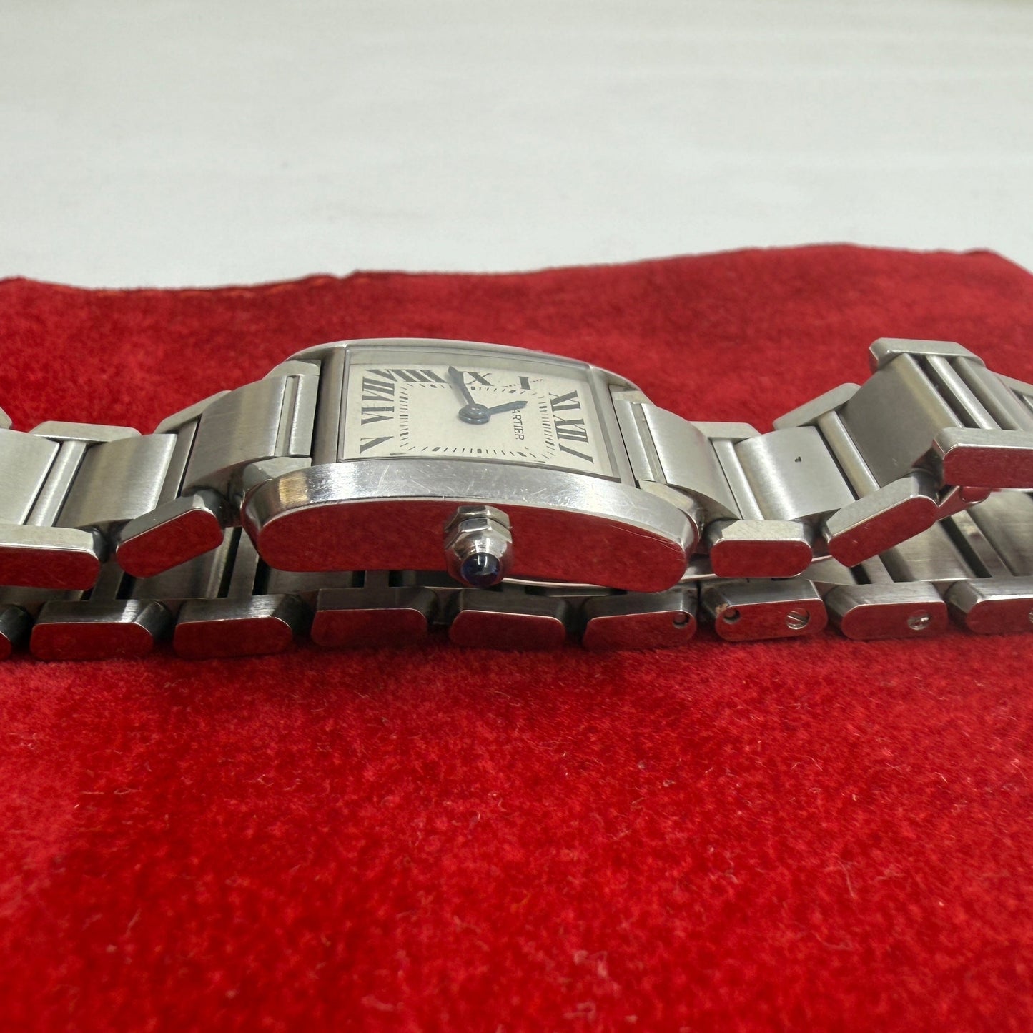 Montre Cartier Tank Automatique Acier 2004 en Très Bon Etat