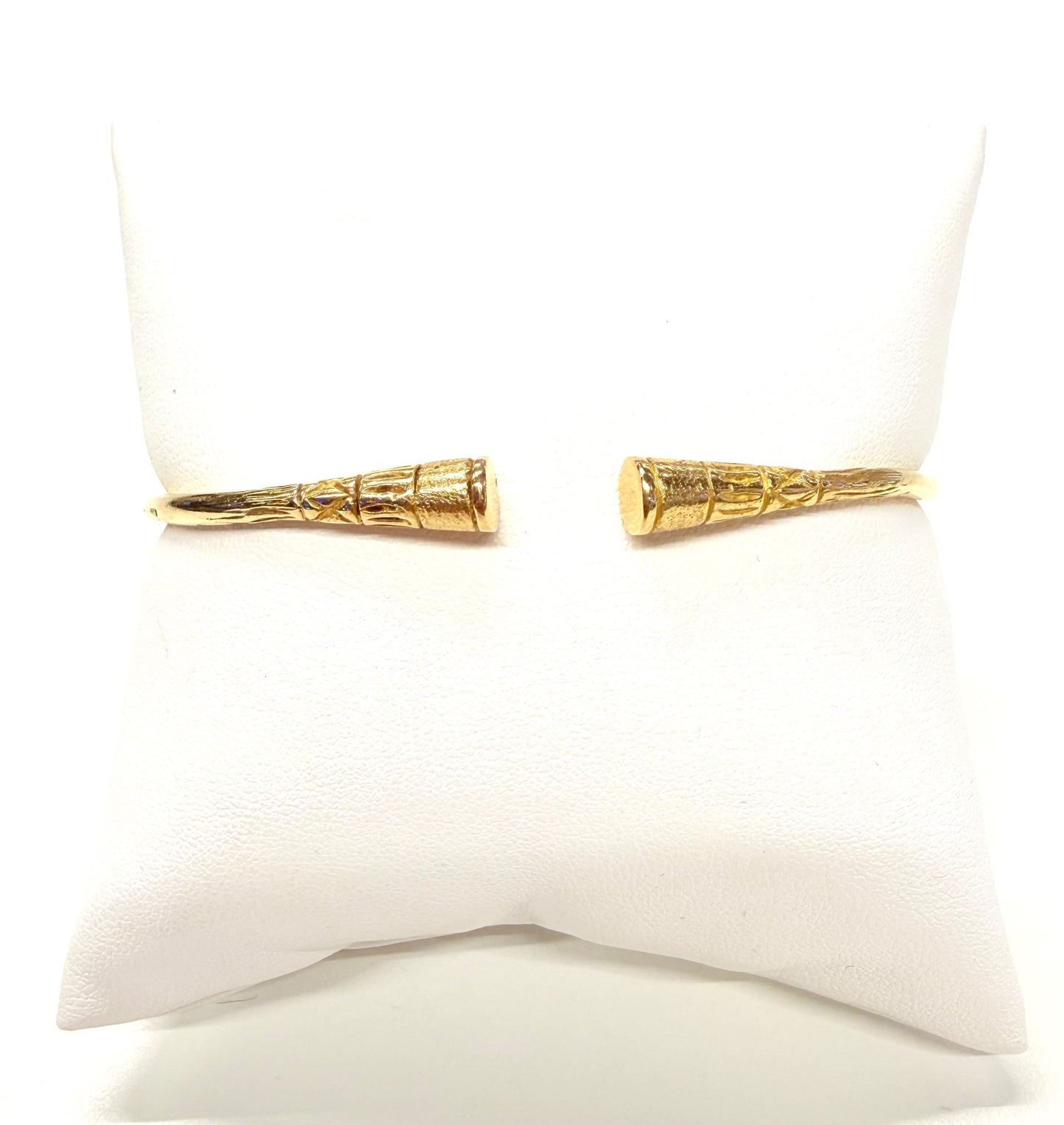 Bracelet Jonc Malgache en Or Jaune 18k 21.71 Grs