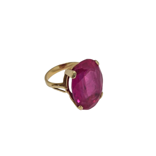 Bague en Or Jaune 18K Taille-54