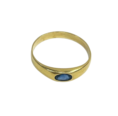 Bague en Or Jaune 18K Taille-52