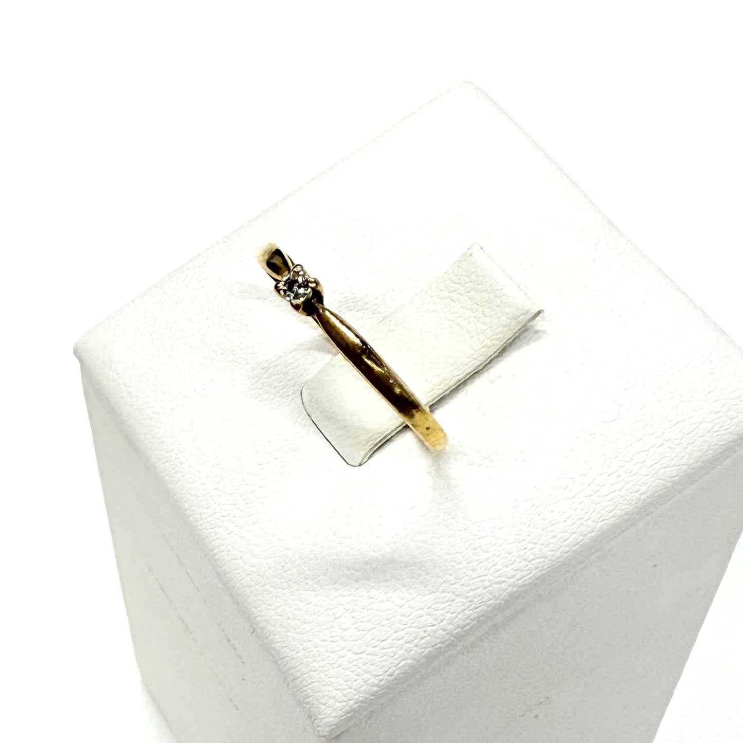 Solitaire en or jaune 18k Taille-55