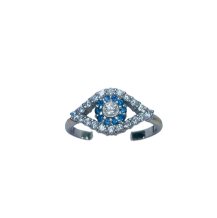 Bague en or blanc 18K Taille-54.5
