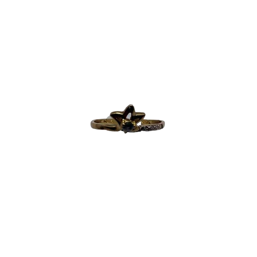 Bague étoile en or jaune 18K Taille-55