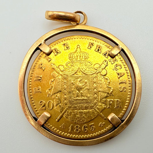 Porte-pièce en Or Jaune 18K 8.29 Grs