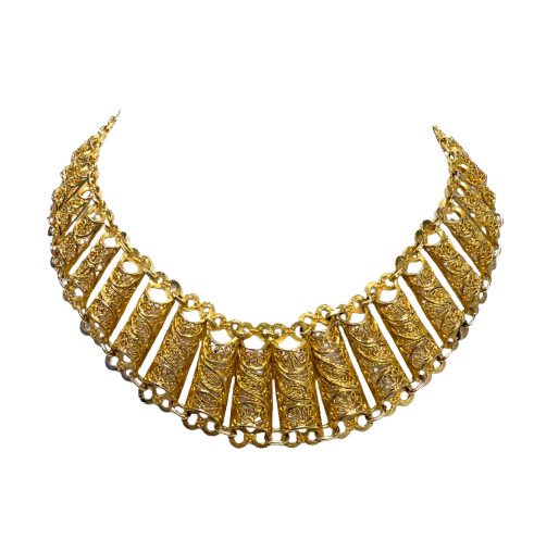 Collier Ras du Cou en Or Jaune 18k 42.78 Grs