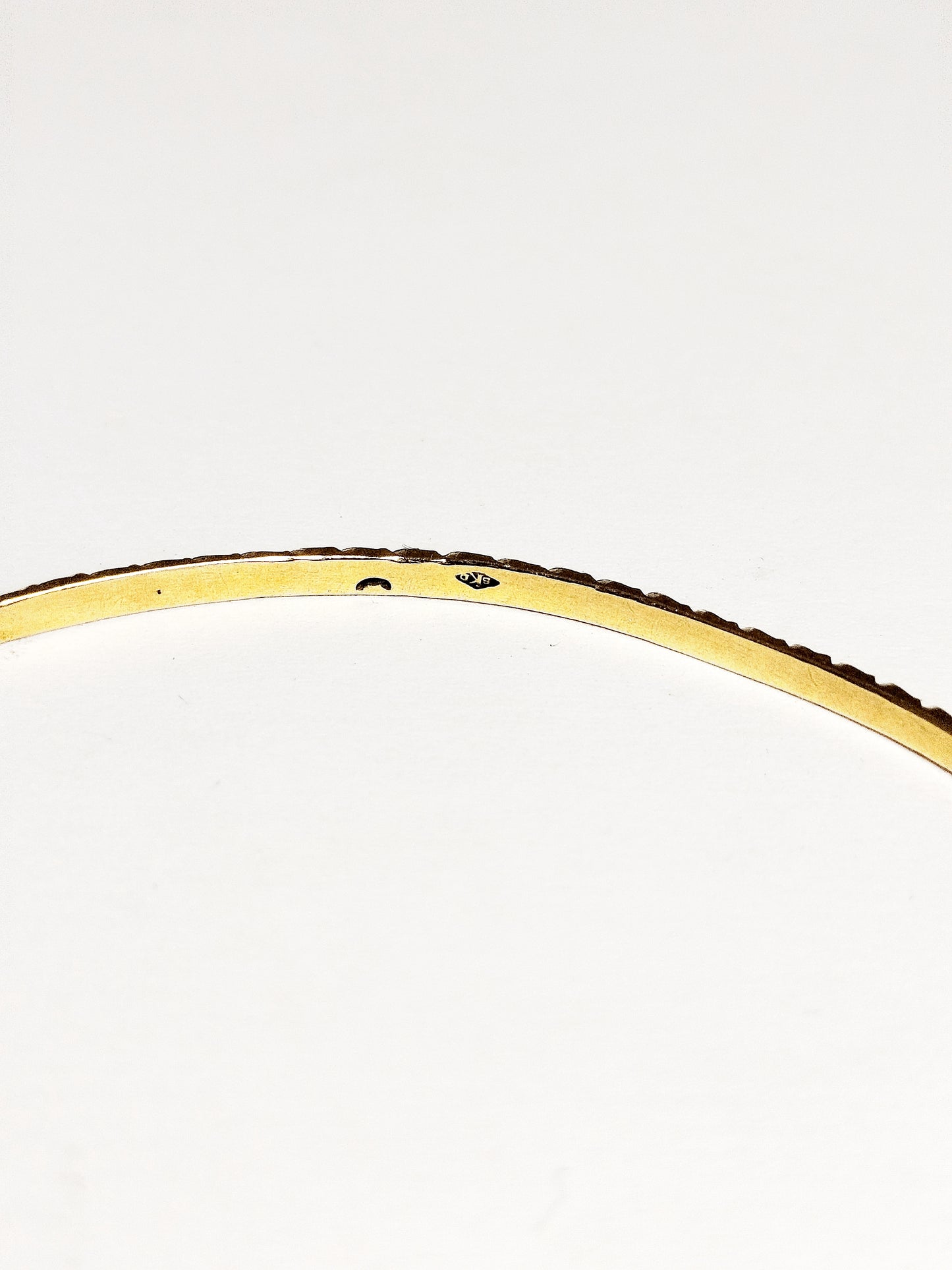 Bracelet Jonc en Or Jaune 18K 7.74 Grs