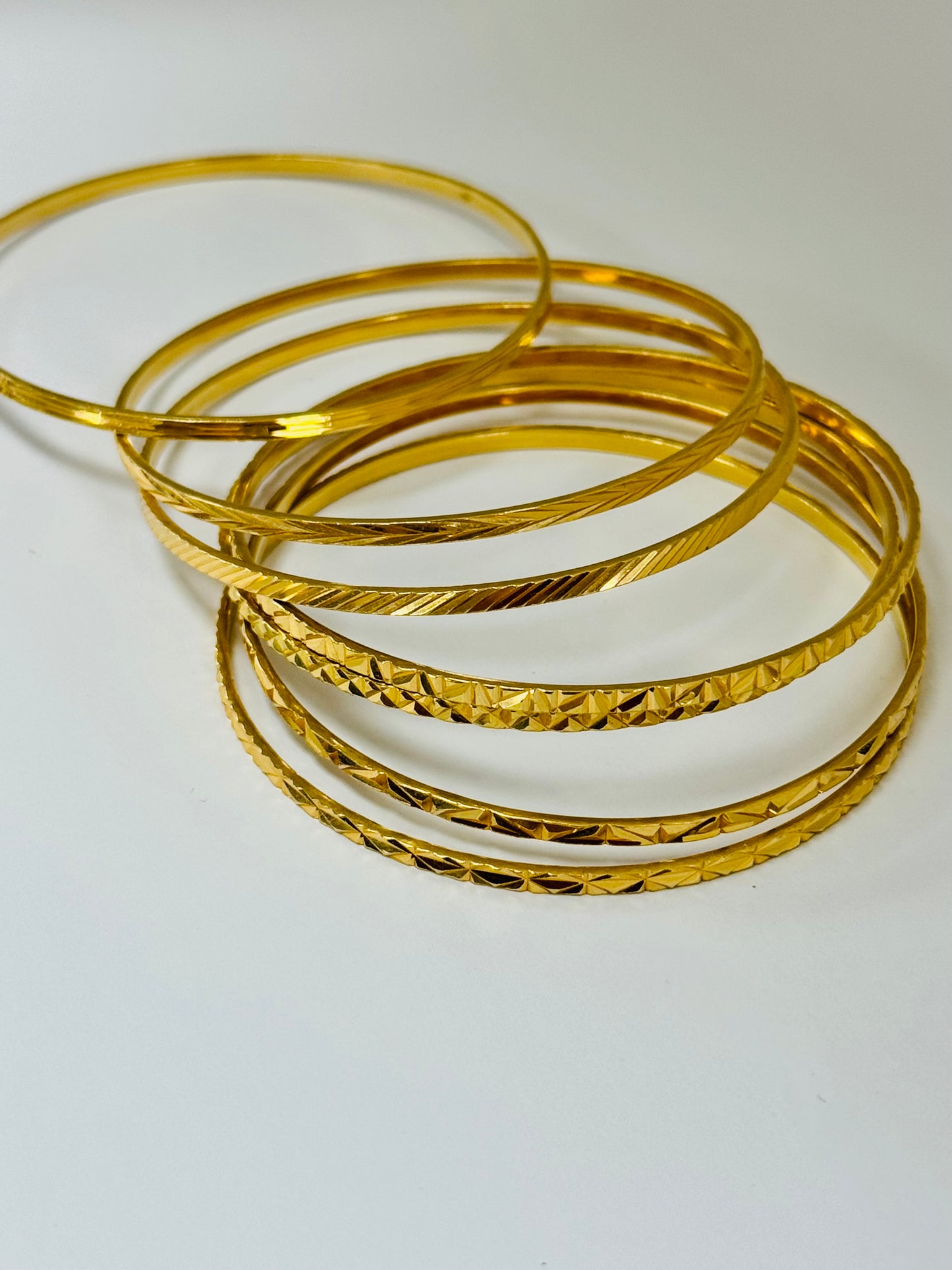 Bracelet semainier en or jaune 18K 49.51 Grs