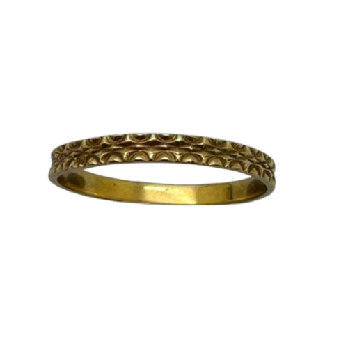 Alliance en Or Jaune 18K Taille-50