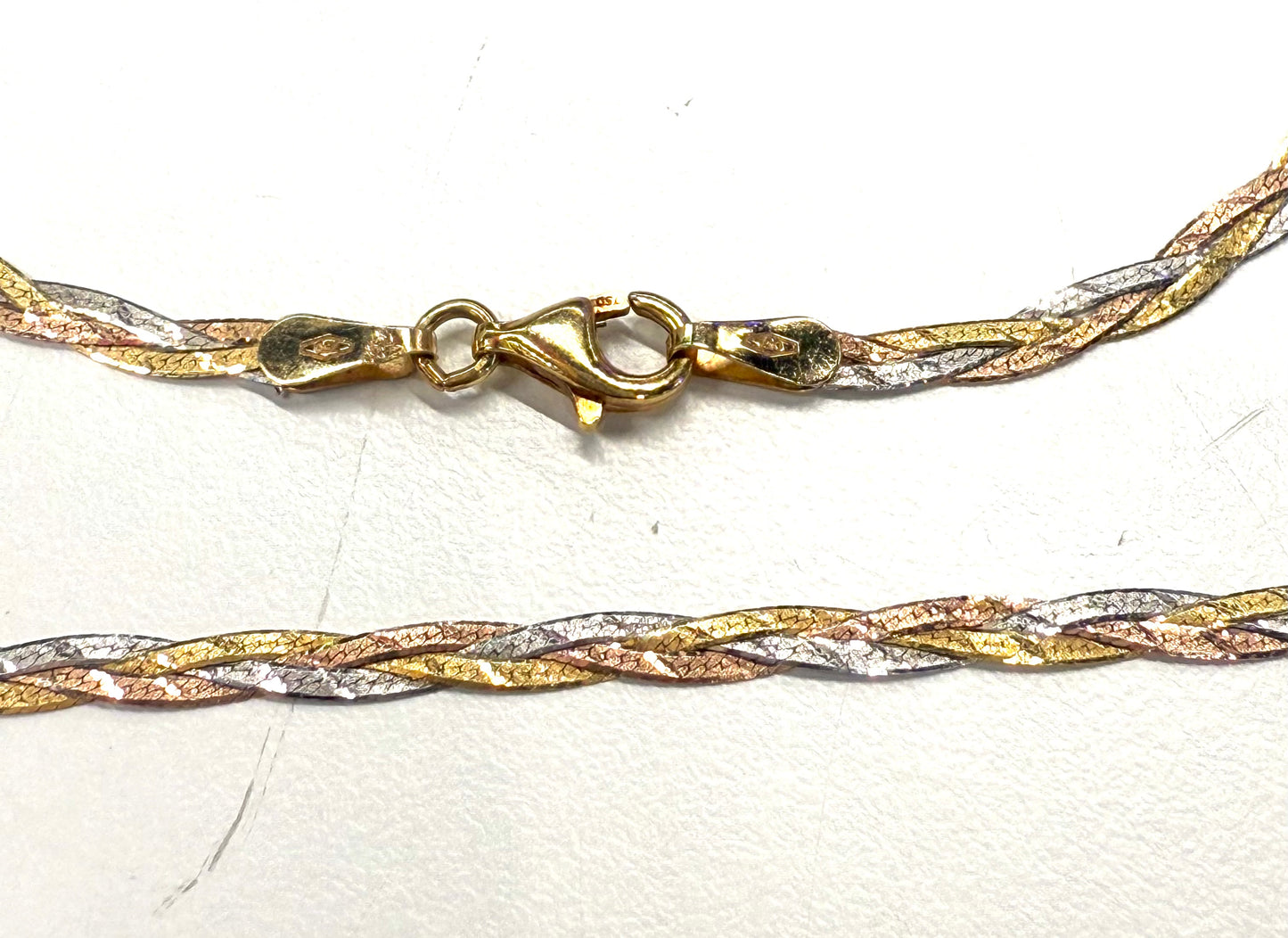 Collier Ras du Cou en or jaune 18K 4.50 Grs