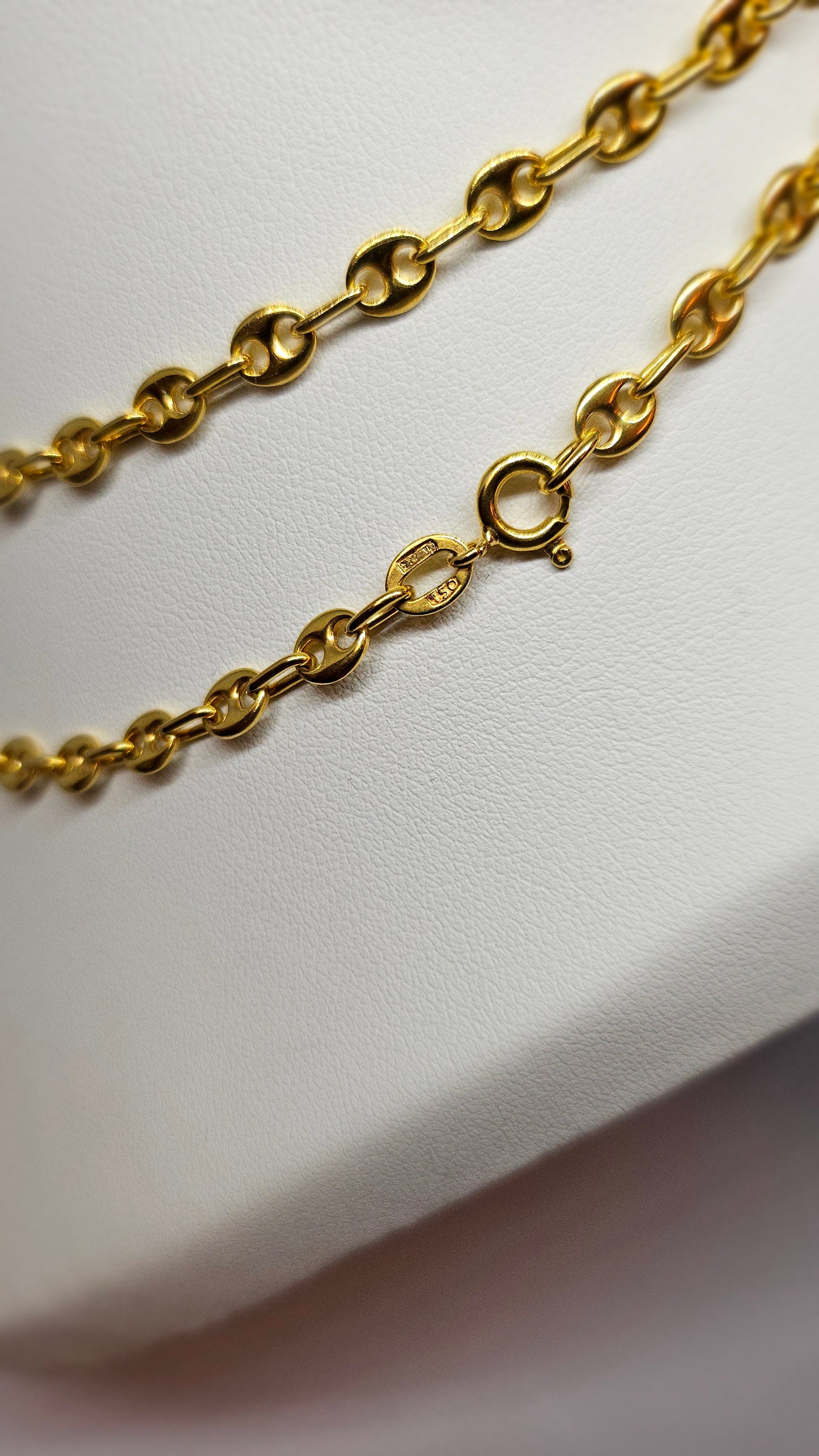 Collier Matinée Grains de Café en Or Jaune 18K
