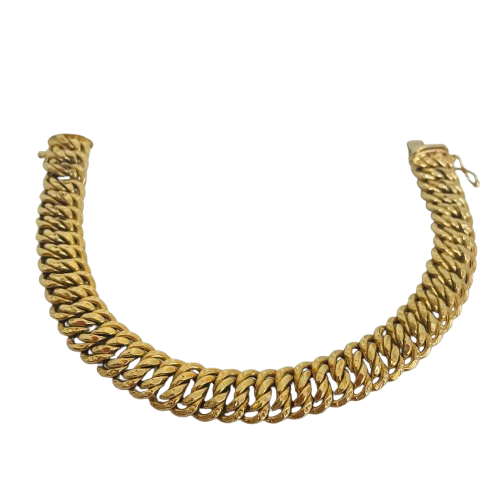 Bracelet maillon en or jaune 18K 15.12 Grs