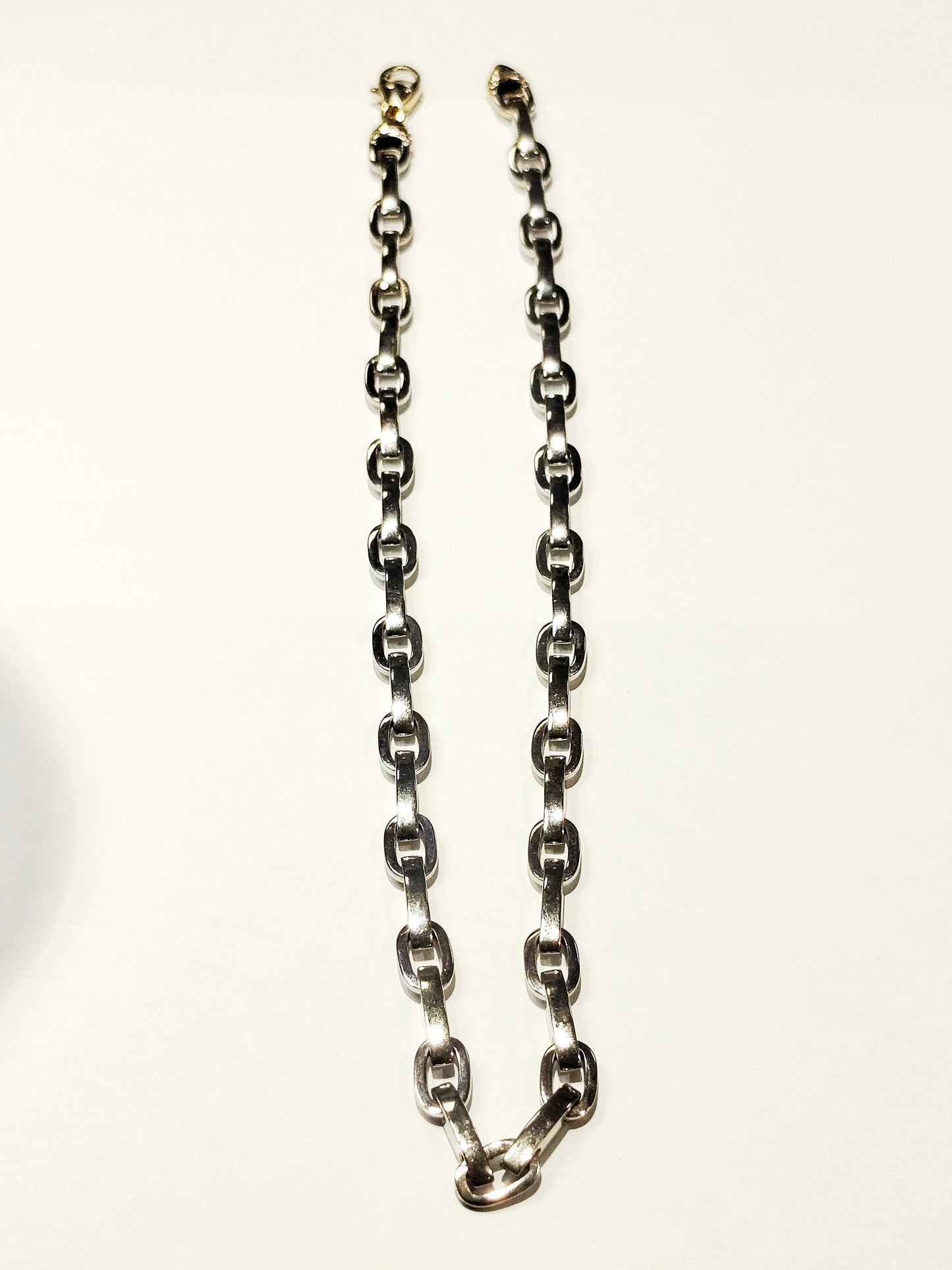 Collier Ras du Cou Or Jaune et Blanc 18K 48.14 Grs