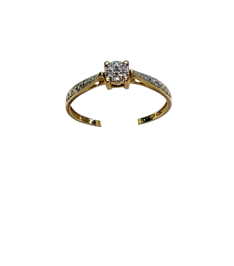Bague en or jaune 18k Taille-54