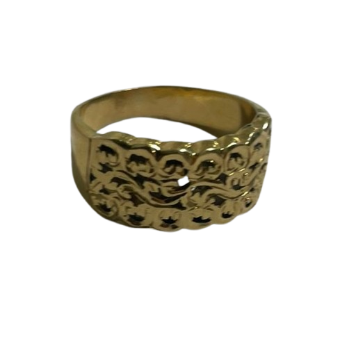 Bague Jonc en Or Jaune 18K Taille-56